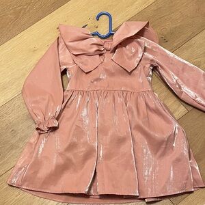 Janie and Jack Blush Pink Dress